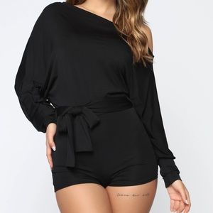 Fashion Nova Black Romper